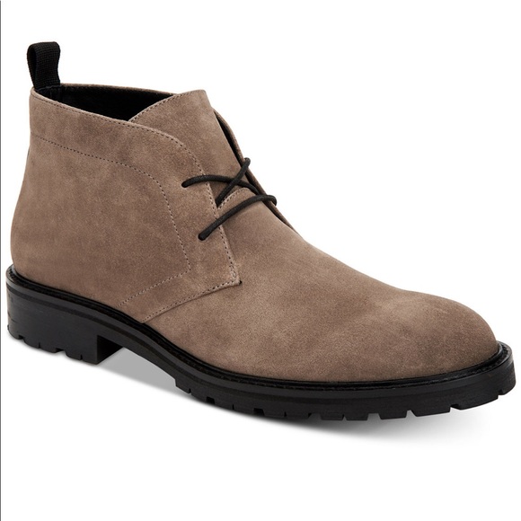 Calvin Klein Other - Calvin Klein Mens Ultan Suede Tan Chukka Boot 11m
